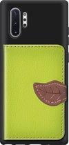 Samsung Galaxy Note 10 Plus Hoesje - Mobigear - Creditcard Serie - TPU Backcover - Groen - Hoesje Geschikt Voor Samsung Galaxy Note 10 Plus