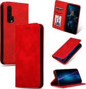 HONOR 20 Pro Hoesje - Mobigear - Retro Slim Serie - Kunstlederen Bookcase - Rood - Hoesje Geschikt Voor HONOR 20 Pro