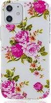 Apple iPhone 12 Mini Hoesje - Mobigear - Design Serie - TPU Backcover - Roses - Hoesje Geschikt Voor Apple iPhone 12 Mini