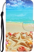 Xiaomi Redmi 9 Hoesje - Mobigear - Design Serie - Kunstlederen Bookcase - Beach - Hoesje Geschikt Voor Xiaomi Redmi 9