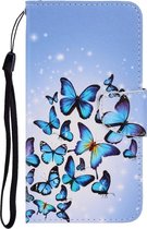 Huawei P40 Lite E Hoesje - Mobigear - Design Serie - Kunstlederen Bookcase - Butterfly - Hoesje Geschikt Voor Huawei P40 Lite E