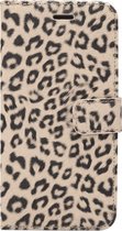 Samsung Galaxy S9+ Hoesje - Mobigear - Leopard Serie - Kunstlederen Bookcase - Bruin - Hoesje Geschikt Voor Samsung Galaxy S9+