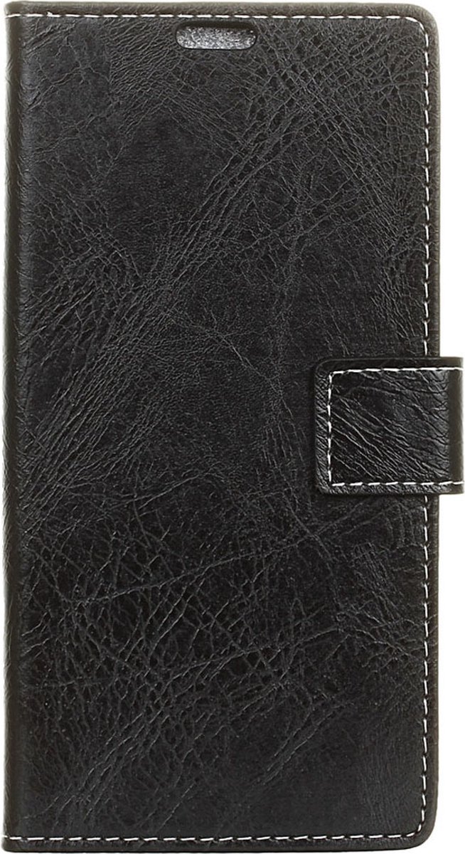 Mobigear Telefoonhoesje geschikt voor Samsung Galaxy S10e Hoesje | Mobigear Basic Bookcase Portemonnee | Pasjeshouder voor 3 Pasjes | Telefoonhoesje voor Pinpas / OV Kaart / Rijbewijs - Zwart