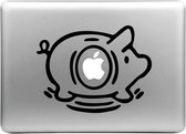Mobigear Design Sticker Geschikt voor Apple MacBook Pro 15 (2012-2015) - Spaarvarken