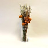 Droogboeket - BLOOMS ORANGE - Droogbloemen Boeket Dry FLWRS®