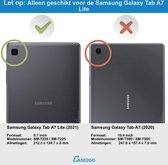 Dux Ducis - Tablet hoes geschikt voor Samsung Galaxy Tab A7 Lite (2021) - Toby Series - Tri-Fold Book Case - Blauw