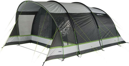 High Peak Tunneltent Garda 4.0 - 4 persoons - Verduisterde Binnentent - Grijs — afbeelding 5