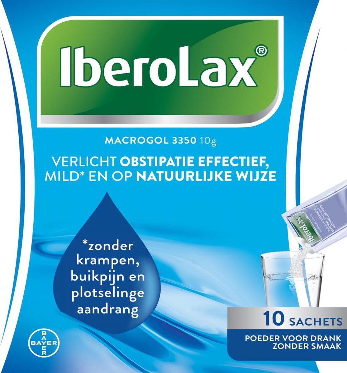 Iberolax verlicht obstipatie effectief, 20 sachets