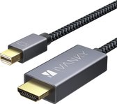 thunderbolt naar hdmi - ZINAPS Mini DisplayPort naar HDMI-kabel, 2 m