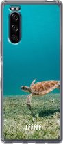 Sony Xperia 5 II Hoesje Transparant TPU Case - Turtle #ffffff