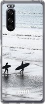Sony Xperia 5 II Hoesje Transparant TPU Case - Surfing #ffffff