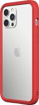 Apple iPhone 12 Pro Max Hoesje - Rhinoshield - CrashGuard NX Serie - Hard Kunststof Bumper - Rood - Hoesje Geschikt Voor Apple iPhone 12 Pro Max
