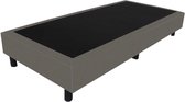 Bedworld Boxspring 80x220 - Lederlook - Grijs (MD990)
