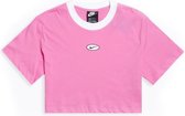 Nike WMNS NSW Cropped Logo Top Roze Kledingmaat : XS
