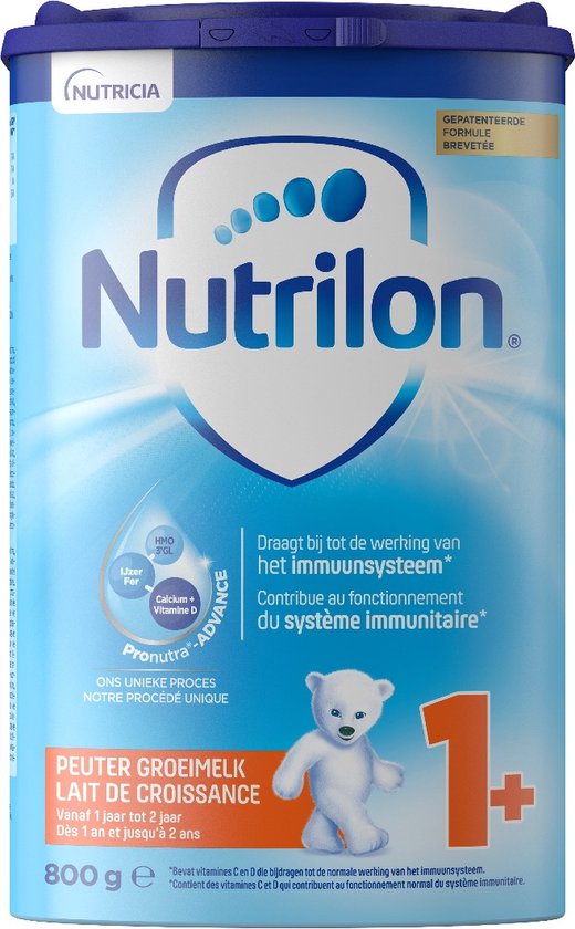 Nutrilon 1+ - Peuter Groeimelk Kinderen Vanaf 1 jaar - Babymelk in Poeder voor Flesvoeding - Blik 800g van Nutrilon — afbeelding 4