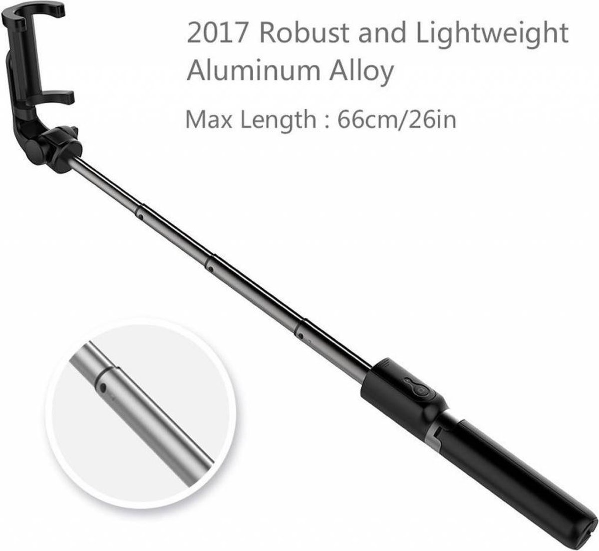 Selfie Stick Tripod Met Bluetooth Afstandsbediening