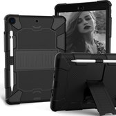 Apple iPad 9 (2021) Hoes - Mobigear - Shockproof Serie - Hard Kunststof Backcover - Zwart - Hoes Geschikt Voor Apple iPad 9 (2021)