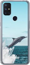 6F hoesje - geschikt voor OnePlus Nord N10 5G -  Transparant TPU Case - Dolphin #ffffff