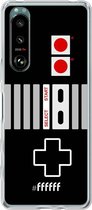 6F hoesje - geschikt voor Sony Xperia 5 III -  Transparant TPU Case - NES Controller #ffffff