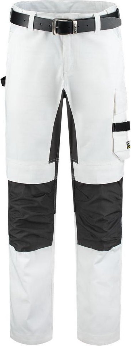 Tricorp Schildersbroek Twill 502016 - Mannen - Wit/Grijs - 44