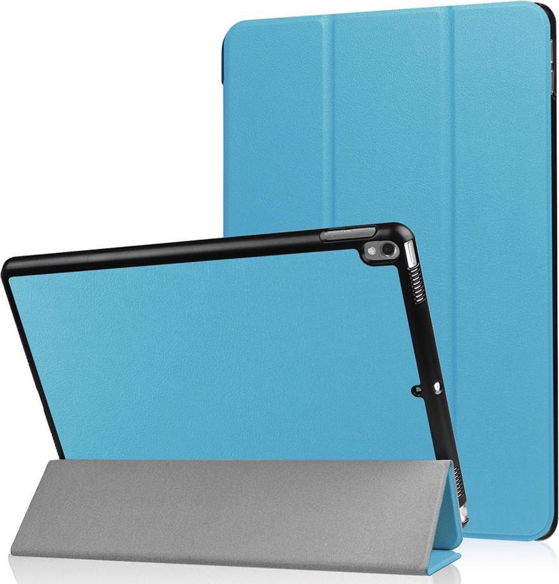 iPad Air 10.5 2019 (3e gen) Bookcase hoesje - CaseBoutique - Effen Lichtblauw - Kunstleer