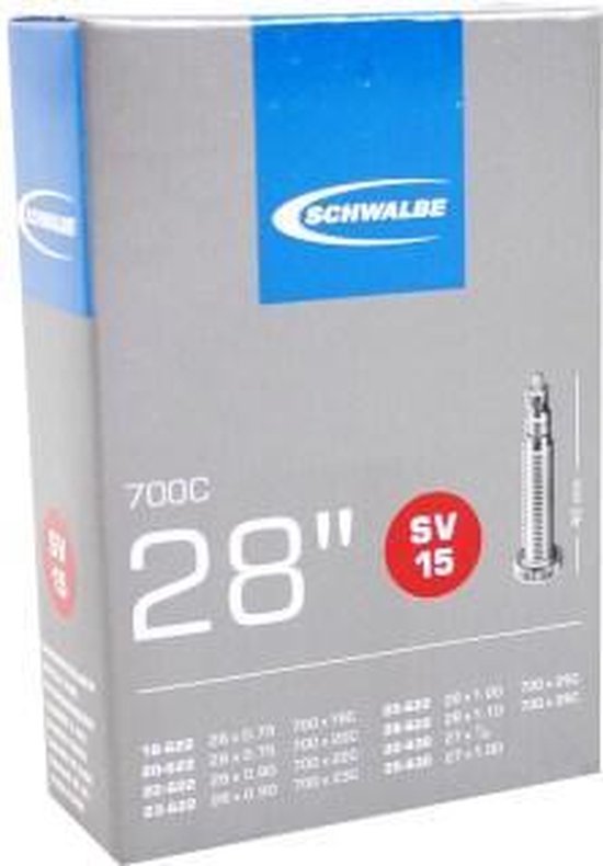 Schwalbe DV15 - Binnenband Fiets - Hollands Ventiel - 40 mm - 28 x 3/4 - 7/8 - 1 - 11/16 van Schwalbe — afbeelding 5