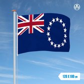 Vlag Cookeilanden 120x180cm