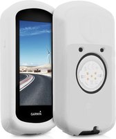 kwmobile hoes voor Garmin Edge 1030 / 1030 Plus - Siliconen beschermhoes voor fietsnavigatie - wit
