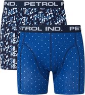 Petrol Industries - 2-pack boxershorts met print Heren - Maat XXL