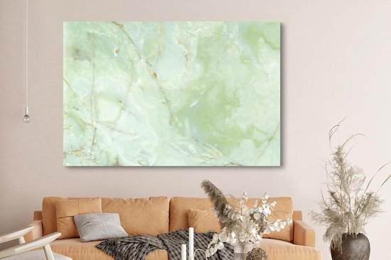 Roches colorées avec des nuances 180x120 cm - Tirage photo sur toile (Décoration murale salon / chambre) XXL / Groot format!
