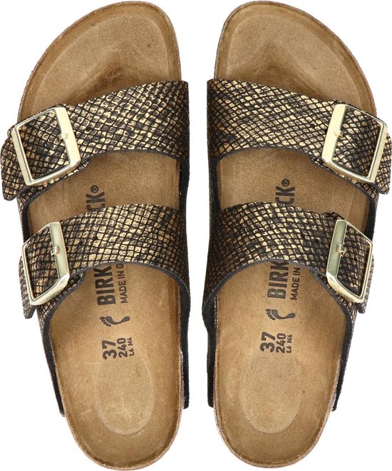 Birkenstock Arizona Python slippers zwart - Maat 41 | bol.com
