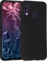 kwmobile telefoonhoesje voor Samsung Galaxy A40 - Hoesje voor smartphone - Back cover in mat zwart