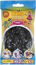 Hama 207-18 Bag 1000 Beads Black