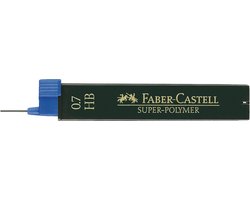 Faber-Castell potloodstiftjes - Super-Polymer - lijnbreedte 0,7mm - hardheid HB - 12 stuks - FC-120700