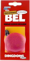 fietsbel ding-dong staal 80 mm upside down roze