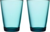 Iittala Kartio - Glas - 40 cl -2 stuks-  Zeeblauw
