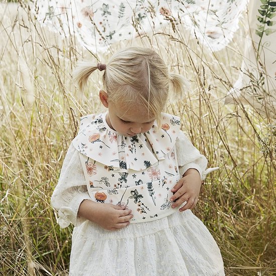 Elodie slab - Slabbetjes- Slabbertjes baby- Slab - Meadow blossem van Elodie — afbeelding 2