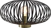 Olucia Lieve - Industriële Tafellamp - Metaal - Goud;Zwart