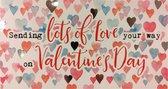 Kaart - Valentijn - Sending lots of love - SVP19-A