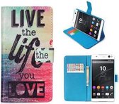 Sony Xperia C5 Ultra Hoesje Wallet Case Life