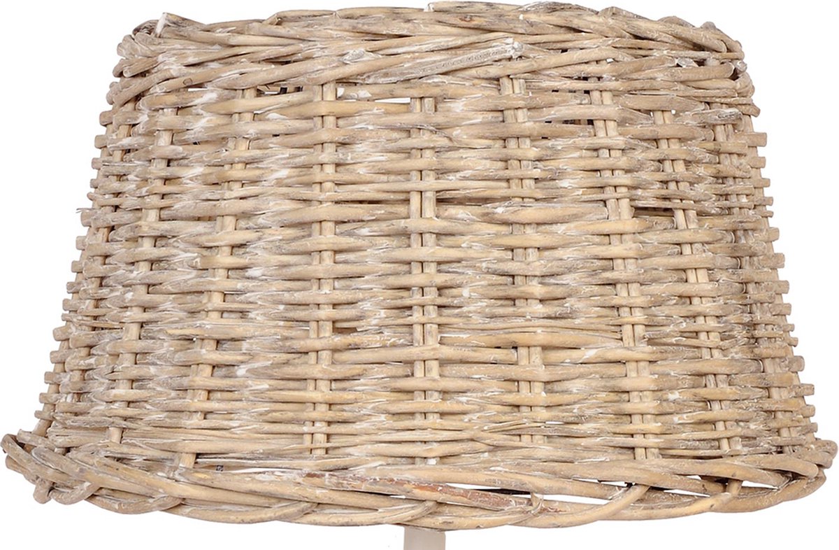 Clayre & Eef Lampenkap Ø 38x22 cm Beige Rotan