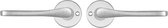 Starx Poignée De Porte Aluminium - Ferrures de porte - Poignée De Porte Avec Rosette Ronde - Store - Poignée De Porte Papillon