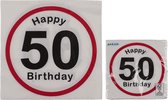 Servetten - Happy 50 Birthday (20st)
