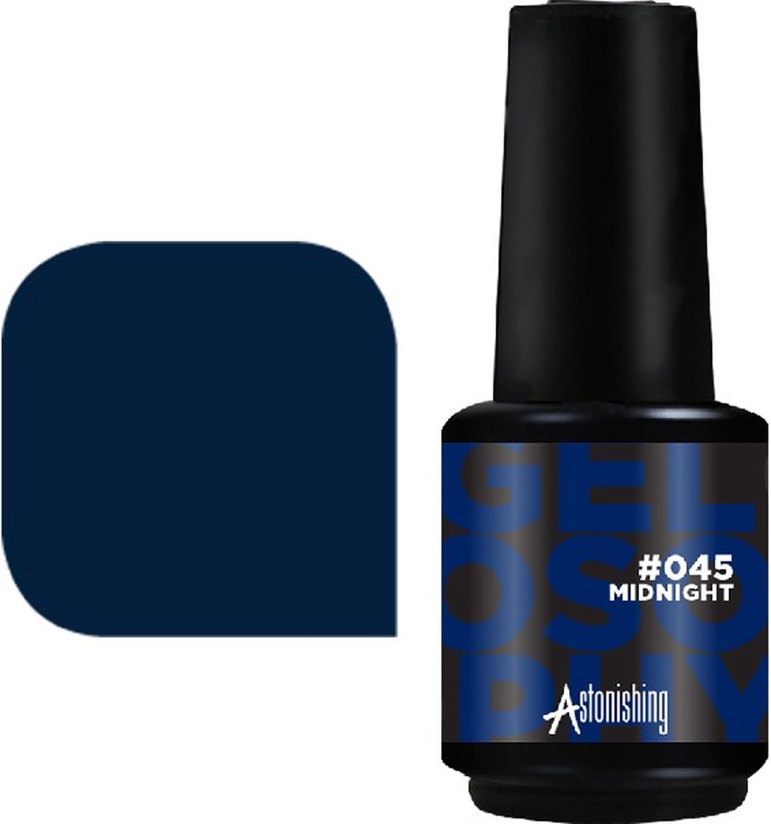 Goedkoopste Astonishing - Gellac - 0045 Midnight - 15 ml - Gelosophy - UV/Led Gel - Gellak - Gelnagels - Nagellak - Gel Nails - Gelnagel producten - Gel Nagellak - Gel Nagel - Gelnagels voor Thuis - Nail art