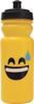 Fles 600 ml plastic editie emoticon - drop zweet