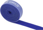 ORICO CBT-1S 1m herbruikbare en deelbare klittenband kabelbinders (blauw)
