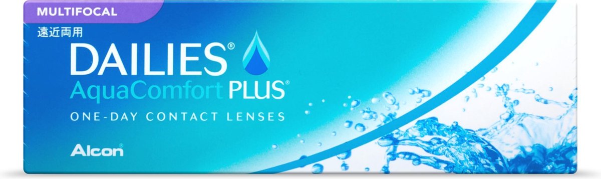 -10.00 - DAILIES® AquaComfort PLUS® Multifocal - Hoog - 30 pack - Daglenzen - BC 8.70 - Multifocale contactlenzen