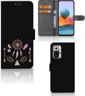 Smartphone Hoesje Xiaomi Redmi Note 10 Pro Book Style Case Boho Dreamcatcher