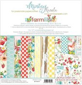 Farmlife 12x12 Inch Scrapbooking Paper Set (MT-FAR-07)