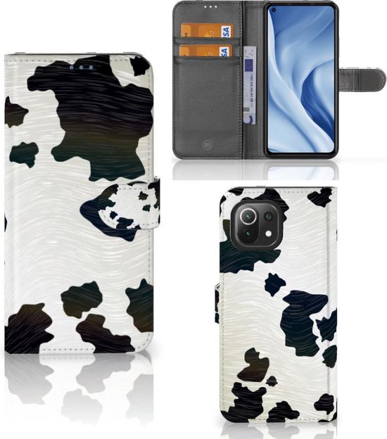 Étui pour téléphone portable Xiaomi Mi 11 Lite Étui pour téléphone portable Taches de vache
